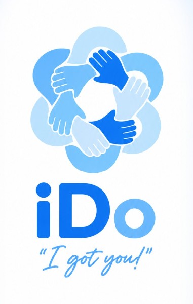 iDo — I got you! Six hands joined in a circle